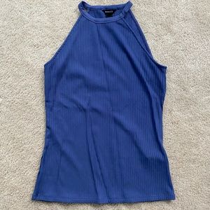 rw & co long blue tank